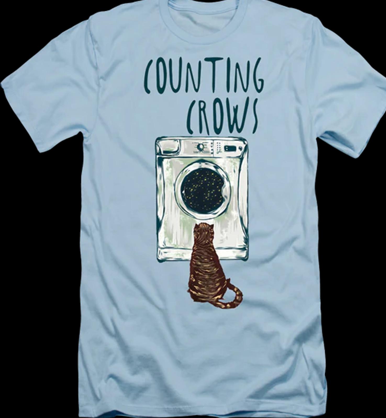 Counting Crows rock band T-Shirt Mens Womens Tees Top blue Unisex Tee All Sizes JJ4096 2XL