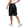 Damesommerarbeidsbukser er løse, komfortable, avslappede, moteriktige med flere lommer og ensfargede shorts