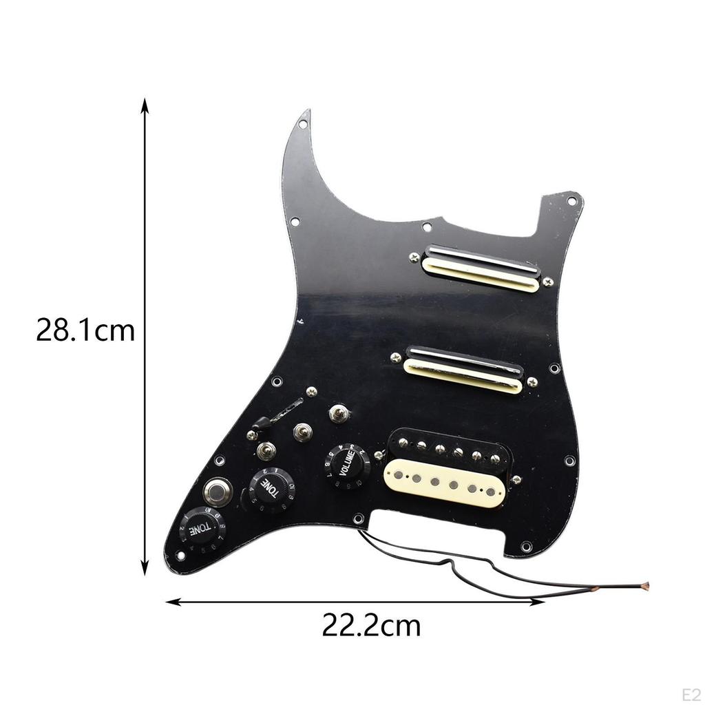 Electric Guitar Pickguard Pickup Left Replacement Practical Loaded