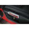 For Ford Mustang 2015- Bright Red Inner Door Handle Bowl Lock Strip Trim 2X