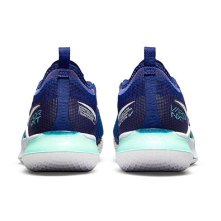 NikeCourt React Vapor NXT Deep Royal Blue Men Sneakers Dynamic-Turquoise Magma-Orange White CV0724-414