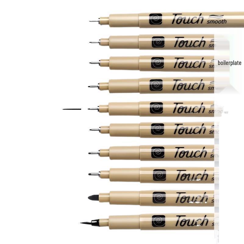 Waterproof Brown Technical Pen for Manga and Line Art Drawing