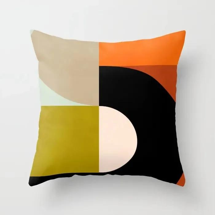 Office Sofa Car Cushion Cover Luxury Home Decoration Pillow Cover Simple Artistic Color Matching