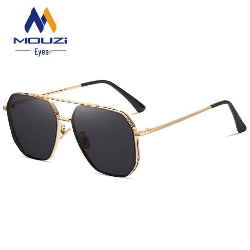 Men's Polarized Nylon Aviator Sunglasses - UV Protection for Driving & Fishing