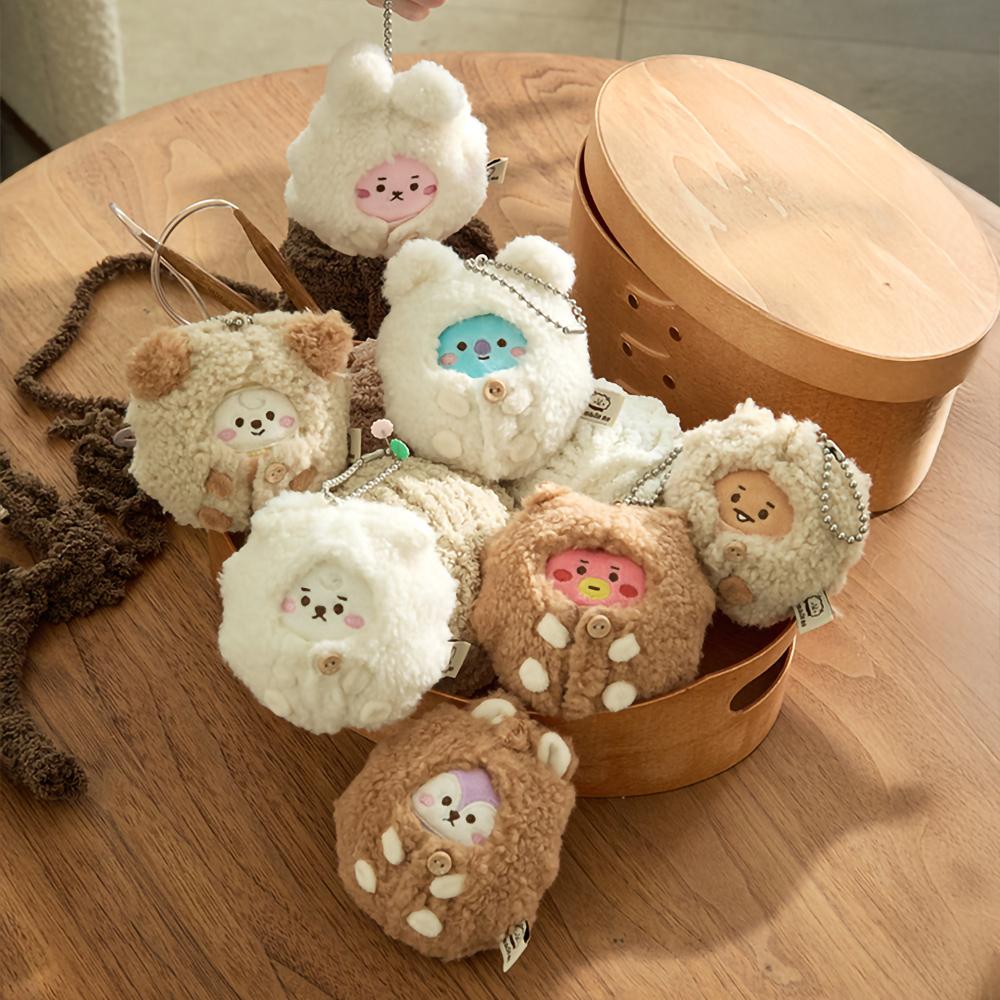 BT21 COOKY Plush Doll Keyring - Made by RJ