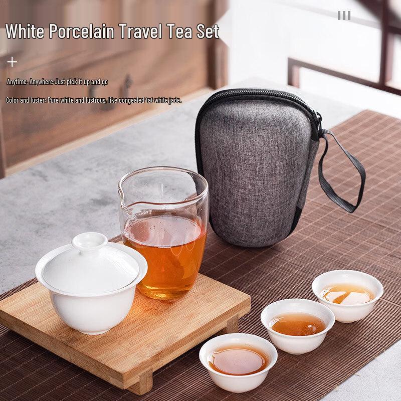 Yuzhuxun Outdoor Ceramic Travel Tea Set