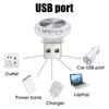 Auto USB Umgebungsleuchten Angel Eye Scheibe Automatische Innenraum Romantische Atmosphärenleuchte Bunte LED Umgebungsdekoration Plug Play