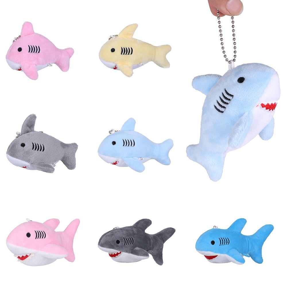 Marine Dyr Barn Gave Tegneserie Plysj Shark Doll Nøkkelring Utstoppet Hold Pute Ocean Fish Toy