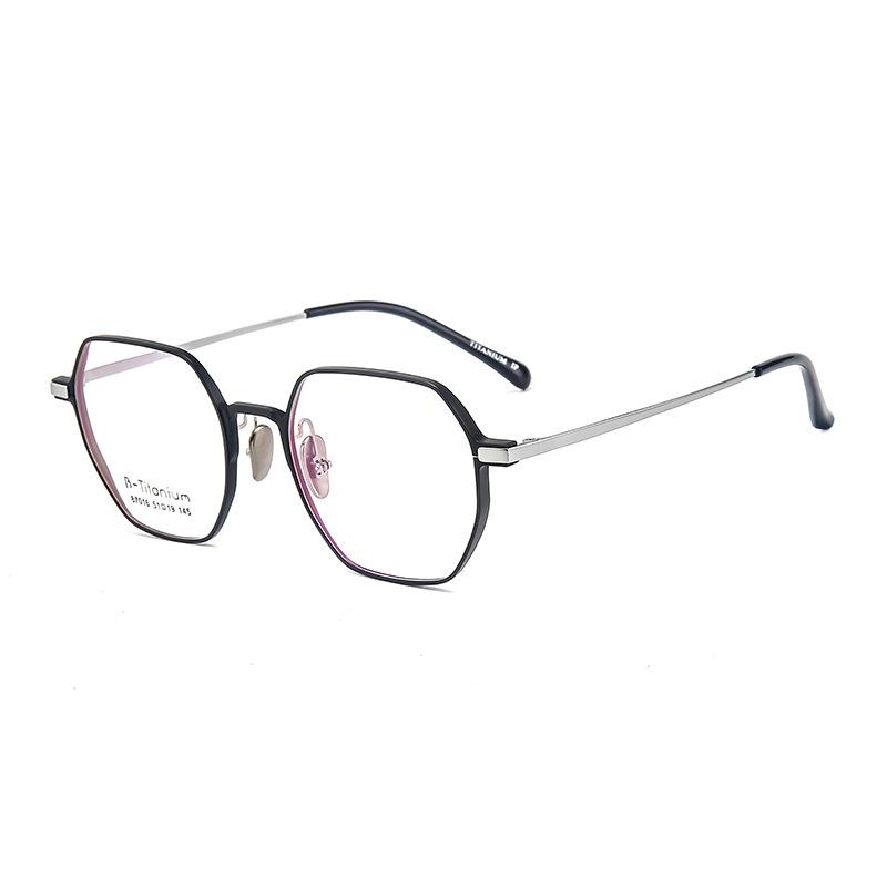 

Ретро Квадратные Титаново-Алюминиевые Очки для Миопии с Широкой Оправой