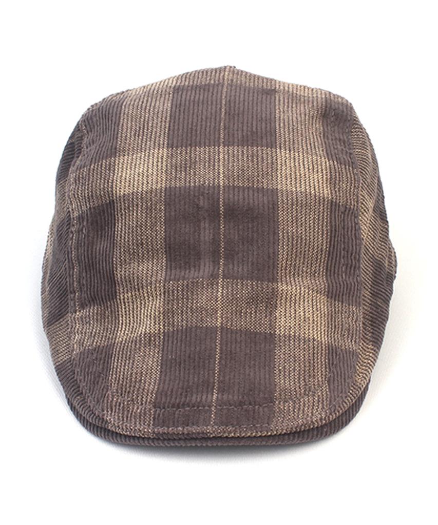 Yunibeosyeolkemiseuteuli Corduroy Tartancheck Gray Huntingcap