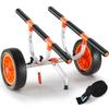 VEVOR Heavy Duty Kayak Cart, 204.1 Kg Load Capacity, Detachable Canoe Trolley Cart with 30.5 Cm Solid Tires