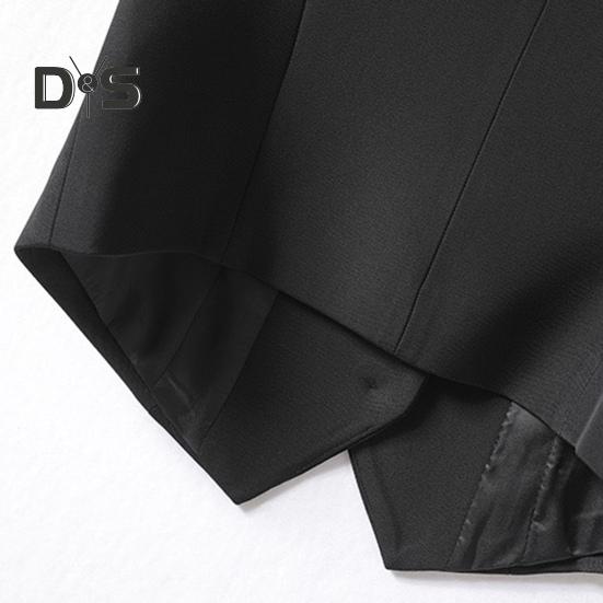 Dámská vesta jednořadá jednořadá, jednořadá, bez rukávů, výstřih do V, úzký střih formální obchodní styl cardigan retro kancelářská svatba banketová vesta