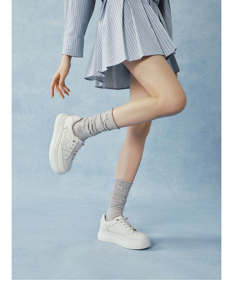 TATA/She's 2026 Spring Shopping Mall Same Fashionable Casual Thick Soled Board Shoes New Style