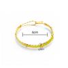 Neu Edelstahl Schmuck Grün und Gelb Farbe Orula Armband Mix Perlen Unisex Shango Ochun Armreif Für Frauen
