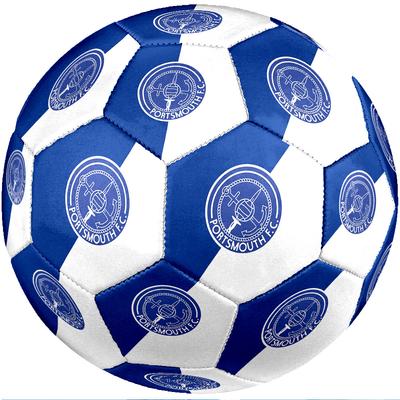 Portsmouth FC Size 5 Standard Football Durable Training Match Soccer Ball for Adult Outdoor Sports