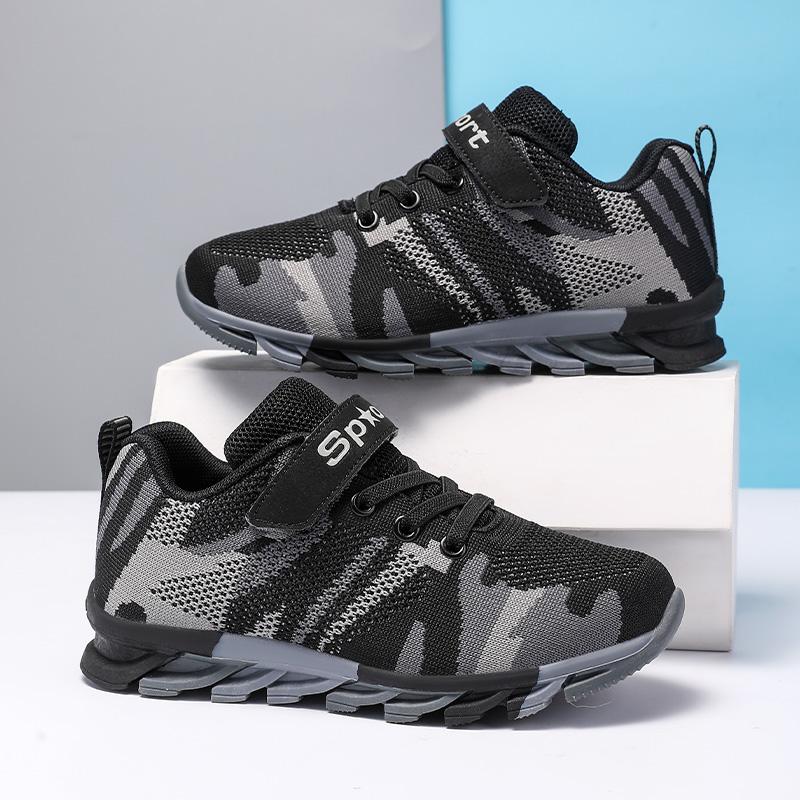 Fashion Children Shoes Boys Sneakers Al Camouflage Kids Casual Sneakers Breathable Comfortable Sports Tennis Shoes for Boy