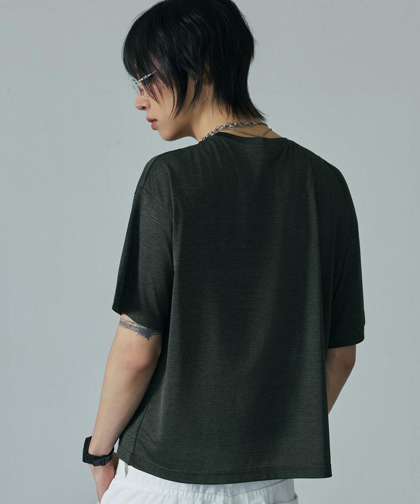LXT Ice Cool Mesh Cooling Crop T-Shirt [Khaki]
