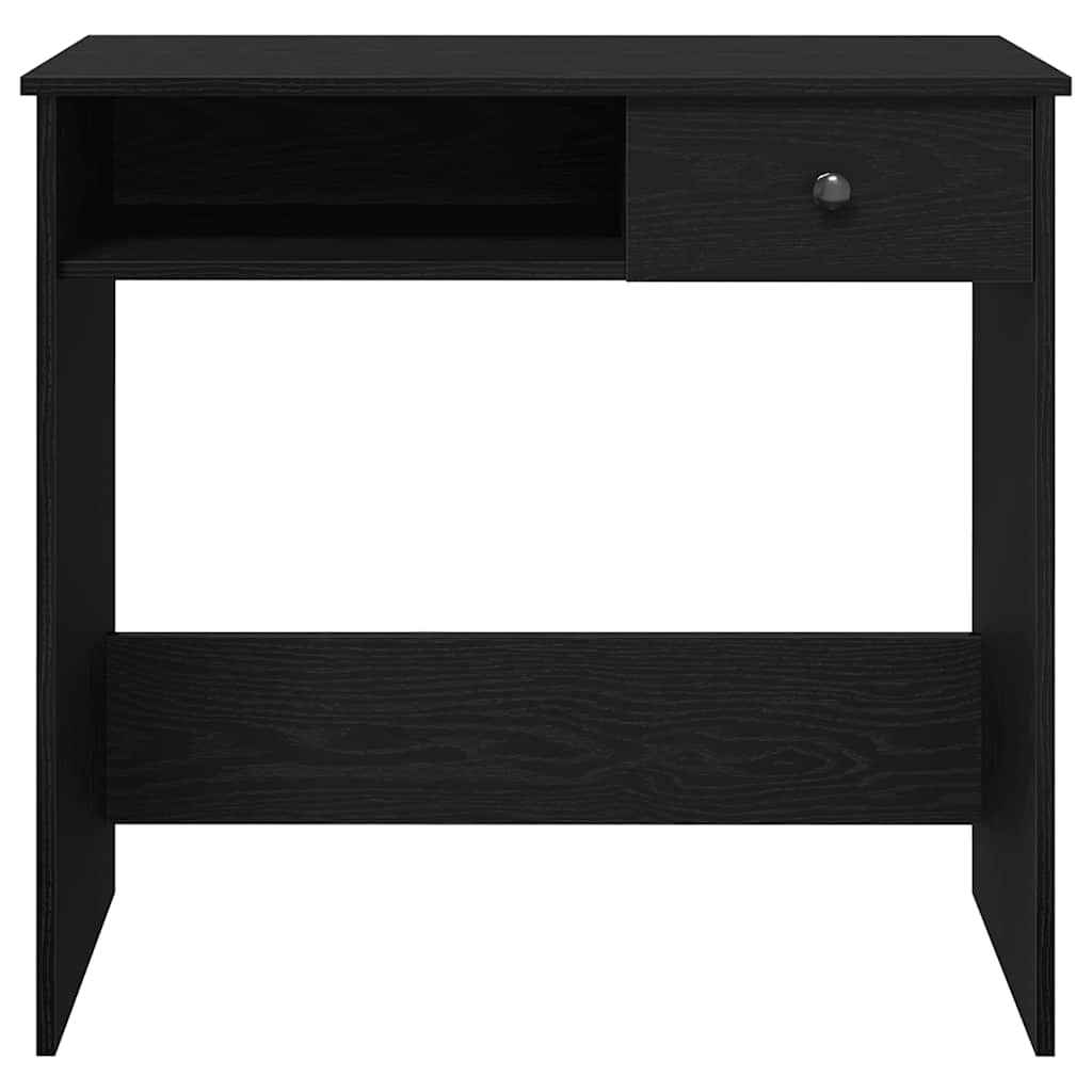 Vidaxl Desk, Black, 80X40X75 Cm, Wood-Based Material