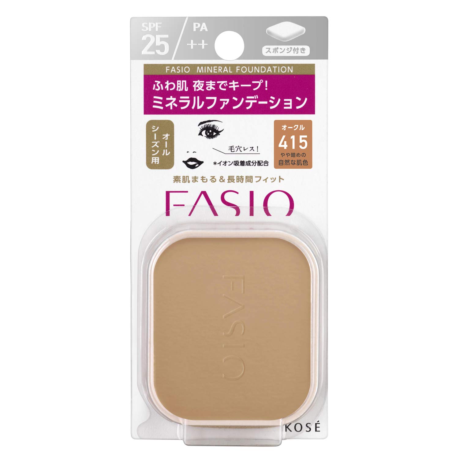 

FASIO Mineral Foundation Ocher 415 9g (Refill)