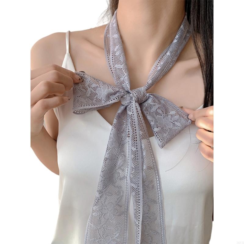 Fashionable Lace Wrap Evening Party Scarves Daily Commute Soft Neckerchief for Fashionable Women