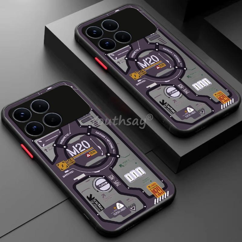 For Xiaomi POCO F8 Pro Case Unique Machine Style Matte Silicone PC Shockproof Protector Case POCO F8 Pro Cover POCO F8 Ultra