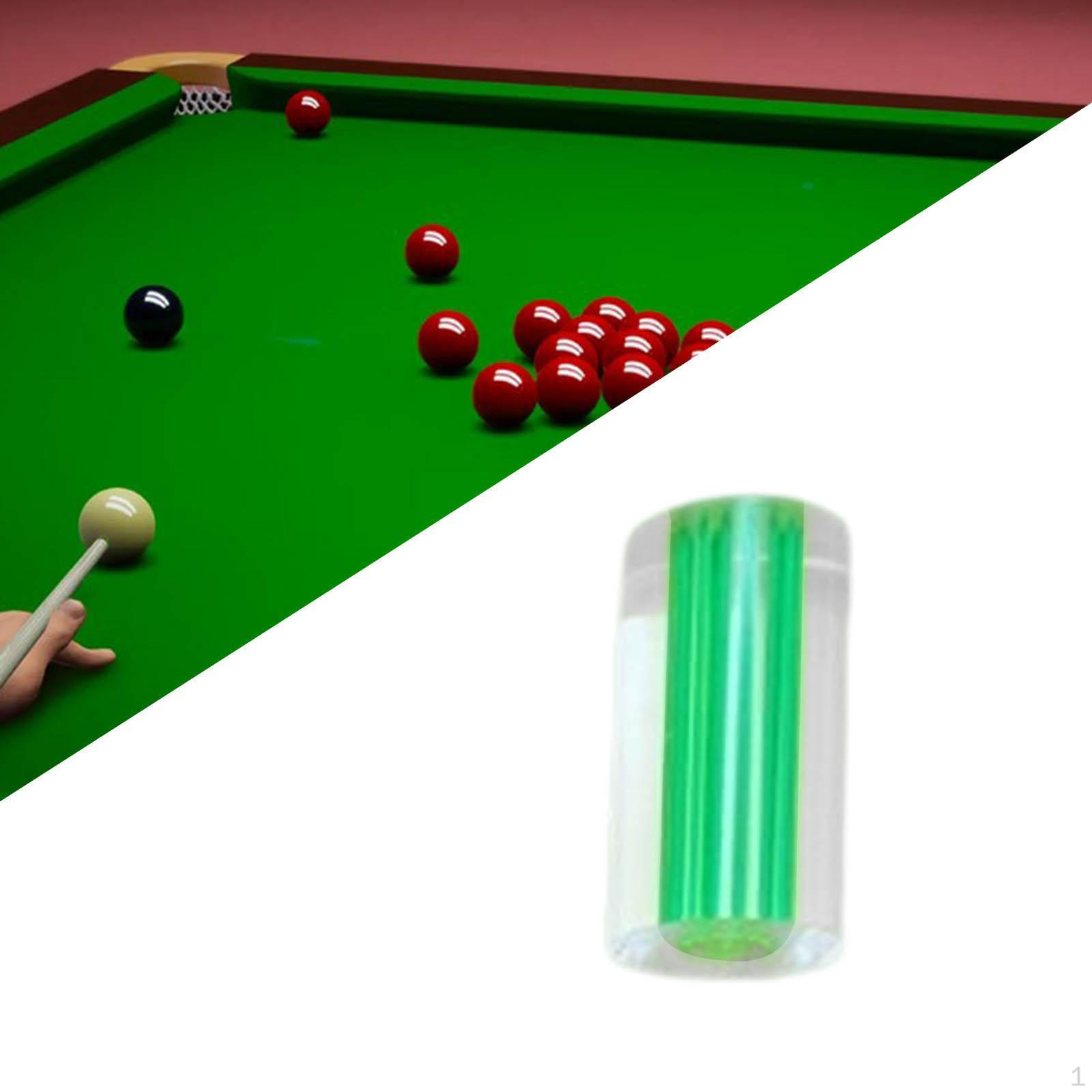 

Acrylic Pool Tip Ferrule for Billiard Cue Accessories зелёный