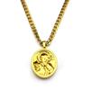Edelstahl Westliche Mythologie Serie Herren und Damen Halsketten Kreuz Maria Vintage Hip Hop Anhänger