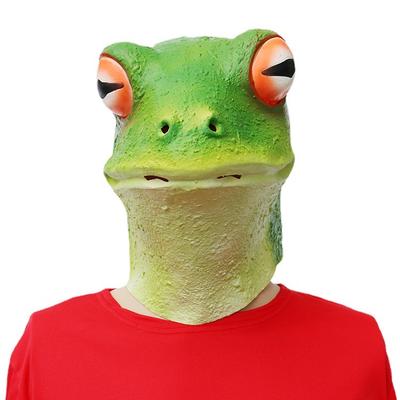 Halloween Latexová Zvířecí Žába Maska Velikonoční Cosplay Rekvizity žabímaska Pokrývka hlavy
