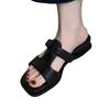 Fashion Flats Women Slippers Fashion Cozy Shoes Designer Woman's Sandals 2025 Summer Casual Slides Walking Beach Flip Flops Ladies Shoes