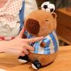 Kawaii Football Basketball Capibala Plush Doll Soft Cute Cartoon Animal Stuffed Toy Home Decor Gifts For Kids