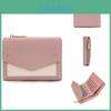 Pu Material Womens Wallet With Letter Print Design And Zipper For Daily Use