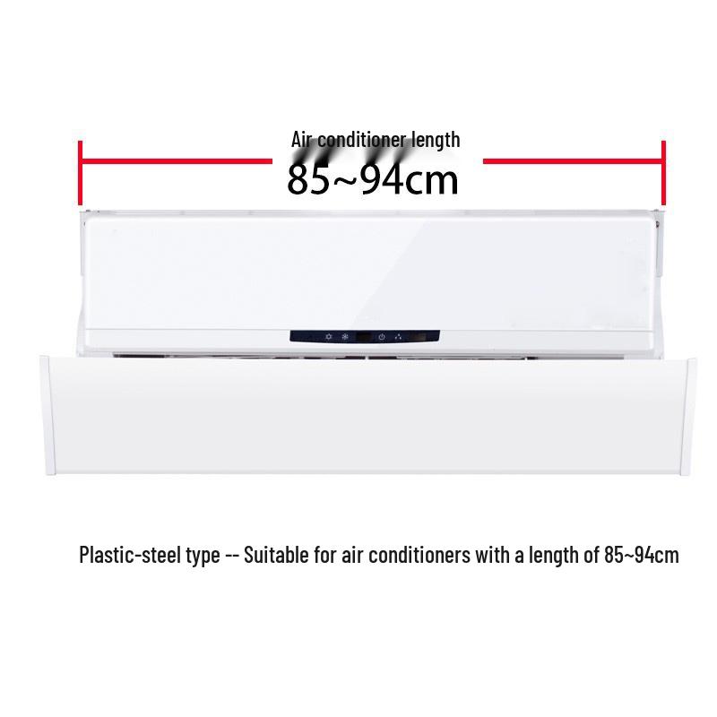 Universal Wall-Mounted Air Conditioner Wind Deflector for Cooling and Windproofing