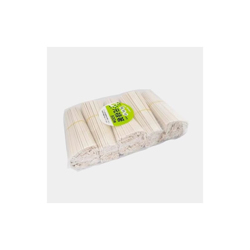 Yamato Bussan Love Green! Commercial-use disposable chopsticks, Genroku style, unbleached, grooved for easy splitting, made from plantation wood,