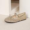 Scarpe basse da donna, Scarpe da ballo in rete, Scarpe Mary Jane, Slip-on, Casual, Traspiranti, Scarpe da ballerina, Scarpe da donna estive, Punta rotonda chiusa, Scarpe Mary Jane, Scarpe eleganti