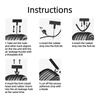 Tire Repair Kit for Car & Motorcycle: Tubeless Puncture Plug Tools with Rubber Strips, Studding Set – Auto/Bike Tire Repair Tool