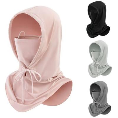 UV Protection Ice Silk Mask Adjustable UV Protection Veil Thin Balaclava Face Cover  Cycling