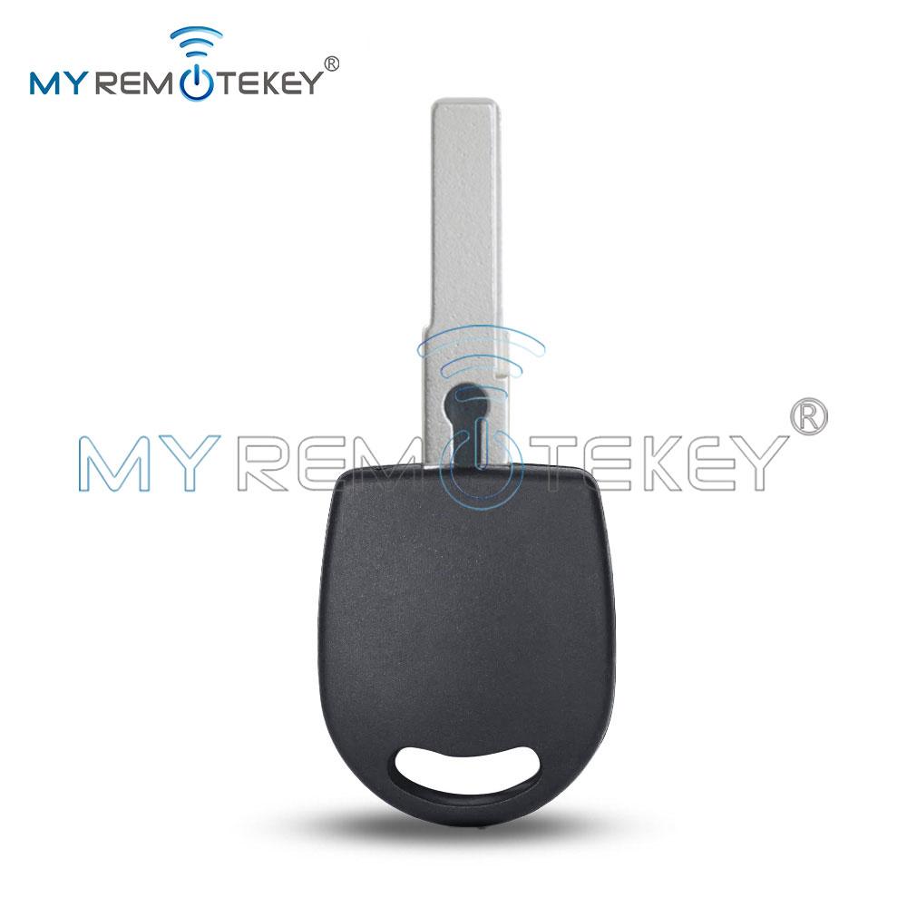REMTEKEY Transponder key shell HU66 blade No chip round head for VW Golf Touran Jetta