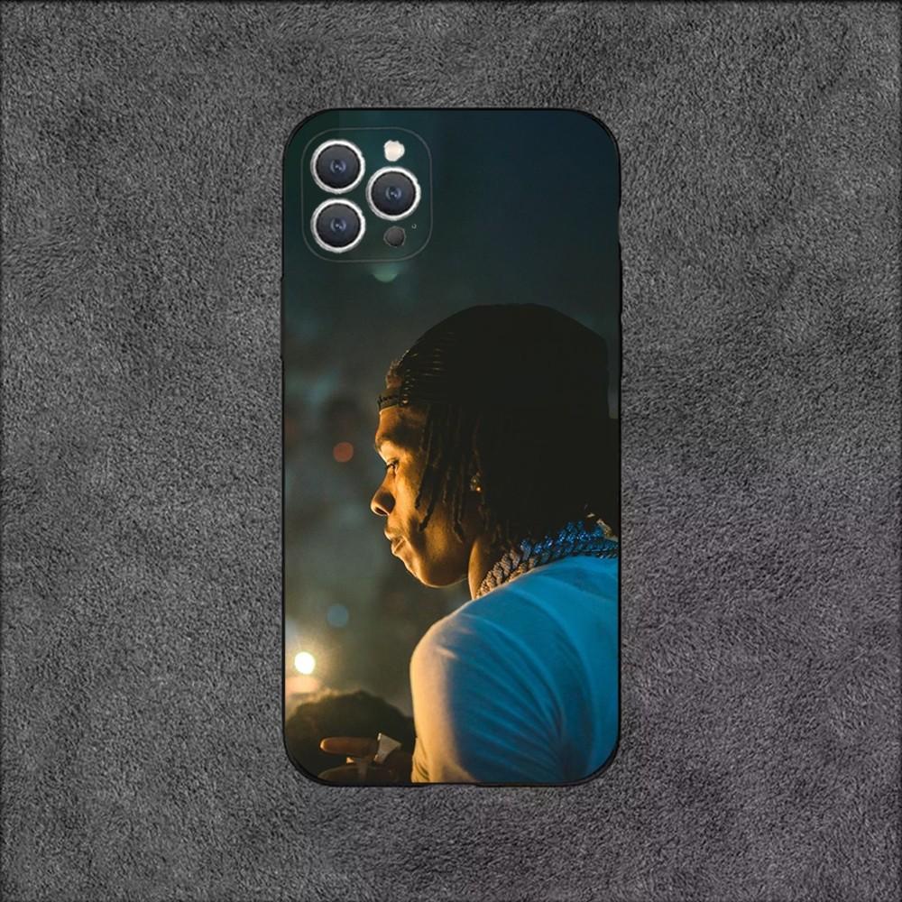 Rappe L-Lil Baby Phone Case For iPhone 16,15,14,13,12,11,Plus,Pro Max,XS,X,XR,SE,Mini,8,7 Soft Silicone Black Cover