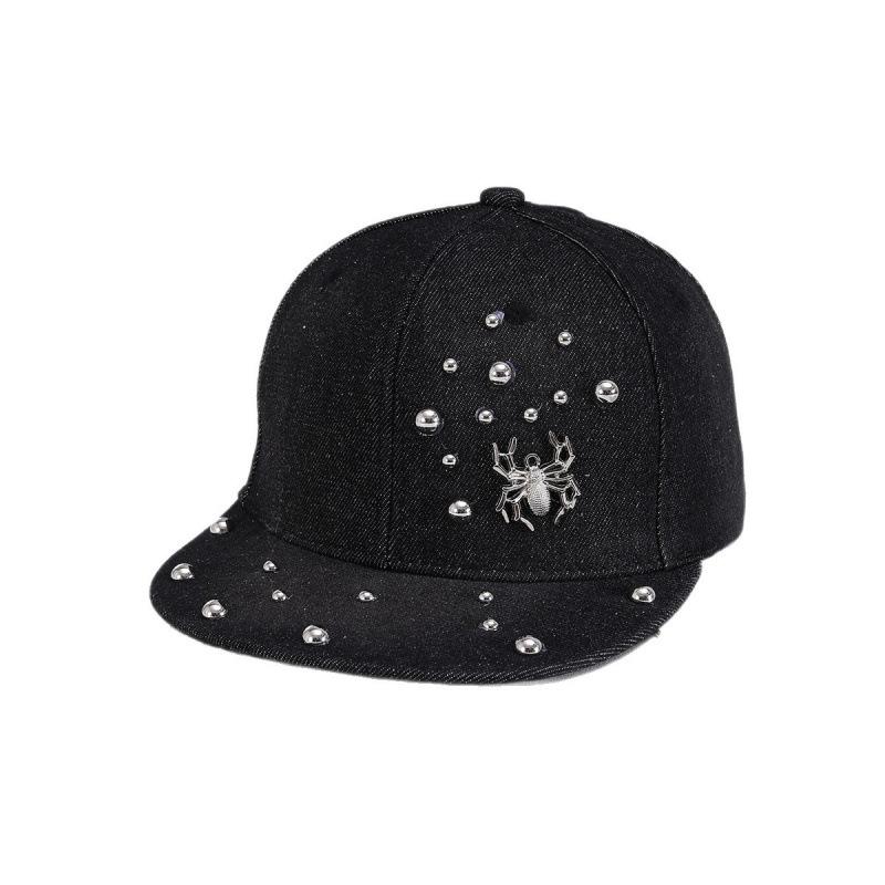 Pentagram Point Diamond Cowboy Hat Retro Washed Baseball Cap Diamond Cowboy Cap Couple Sunshade Baseball Cap Cotton