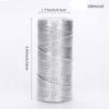 1.5mm Christmas Gift Packaging String Thread Cord DIY Bracelet Gold Silver Cord Home Decor 100m Rope Jewelry Making Lanyard