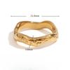 Minimalist Wave Shaped Women's Ring with Simple Line Design, Versatile and Stylish Jewelry Ring for Daily Use.