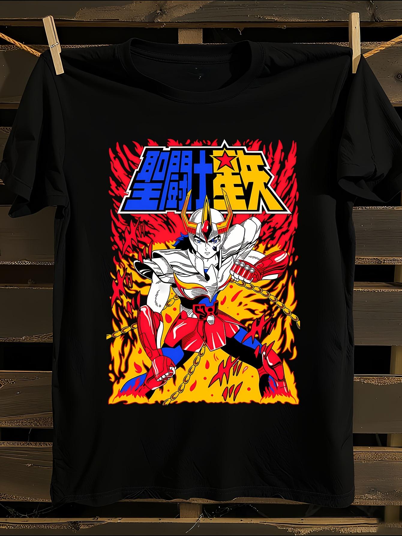 Ikki Saint Seiya Knights of the Zodiac Anime T-shirt M