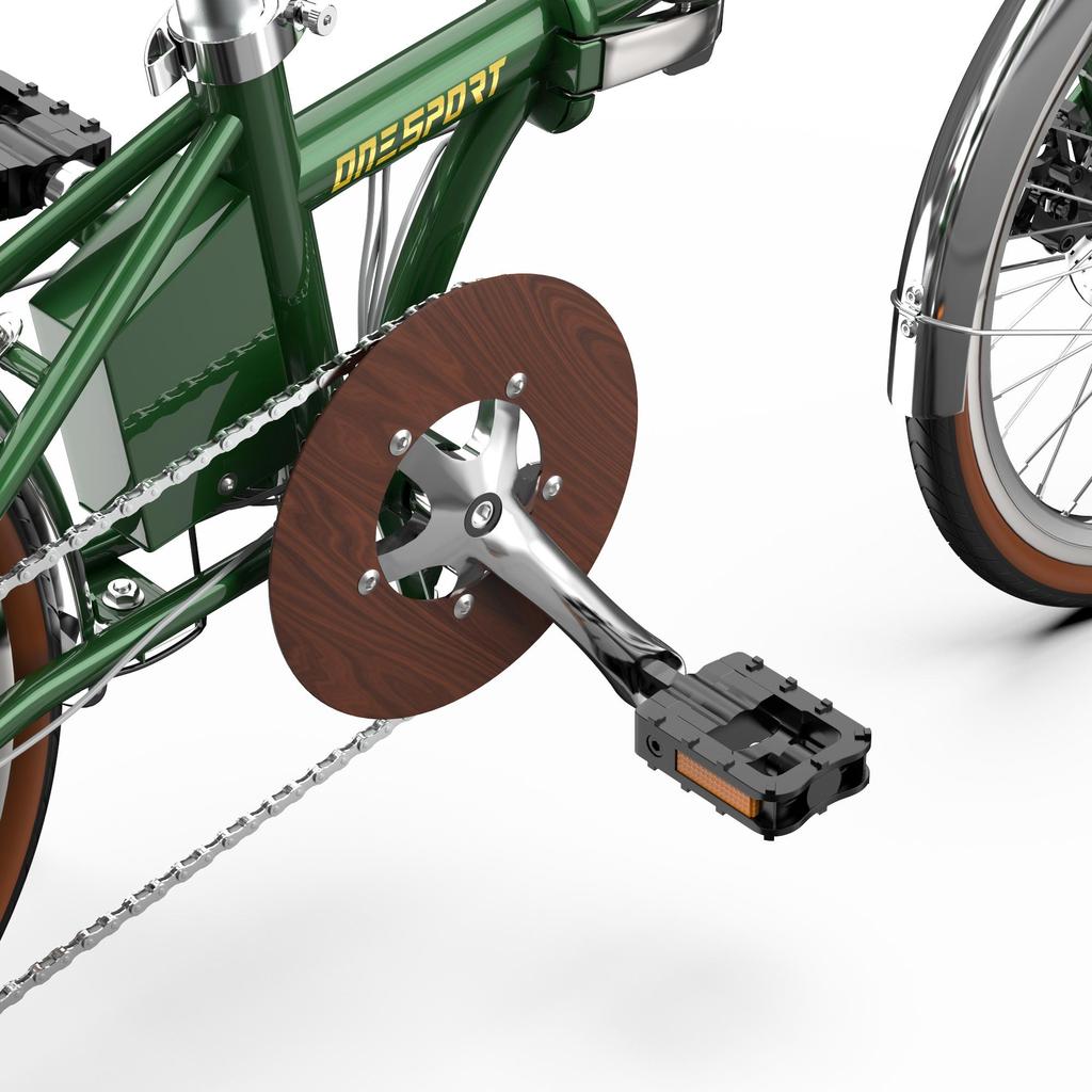 Bici Elettrica ONESPORT OT02 PRO per Adulti Motore Brushless da 250W con Coppia di 30NM Batteria al Litio da 36V5.2AH Ideale per Pendolarismo Urbano e Uso Quotidiano