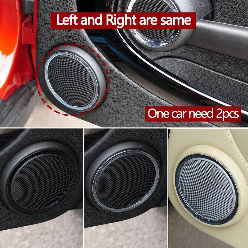 LHD RHD Interior Car Front Door Left Right Woofer Speaker Cover Grille Replacement For MINI R55 R56 R57 R58 R59 51412753333