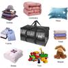 Moving Bag with Reinforced Handle Zipper Closure Large Capacity Anti-Tear Heavy Duty Travel Blanket Clothes Storage Bag