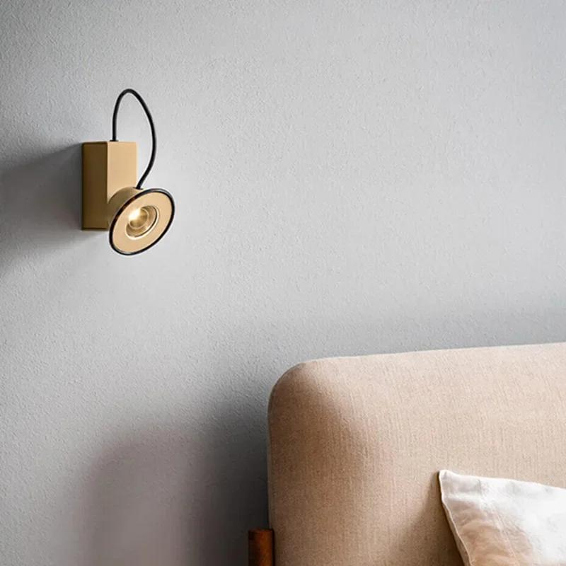 Nordic Medieval Style Wall Light for Living Room Bedside Light Retro Magnetic Suction Bedroom Decor Wall Lamp Home Wall Sconces
