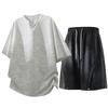 Sommer Set Herren Freizeit Sport Kurzarm Set Herren Zweiteiliges Set