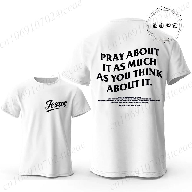 Believe Cross Jesus Creative Fashion Men's T-shirts Christian Graphic Printed Tops Female Tshirts Casual Short Sleeved T-shirt