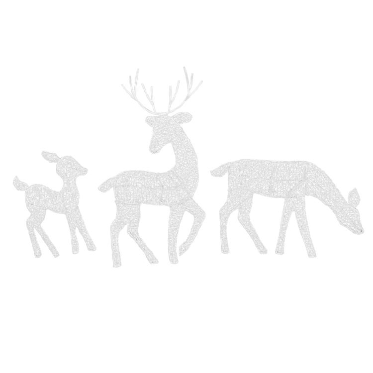 Verbessertes Outdoor Rentier Weihnachtslicht Figur Garten Dekorationen für den Hof