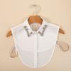 Top Halsbekleidung Abnehmbarer Kragen Baumwolle Revers Falscher Kragen Vintage Falscher Hemdkragen Bluse Tragen